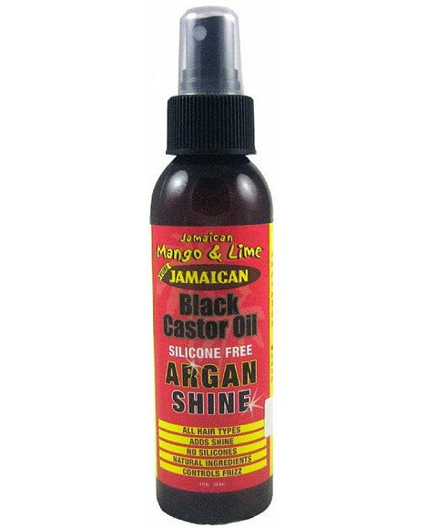 Black Castor Oil Silicone Free Argan Shine