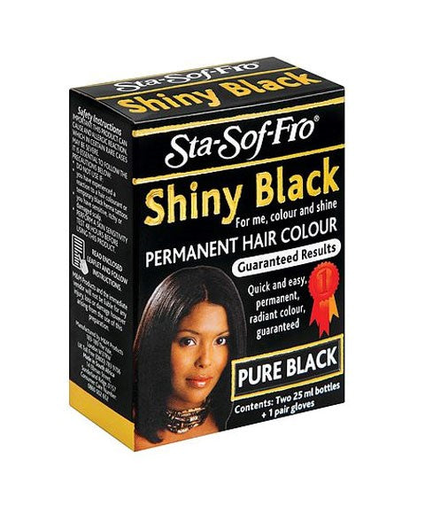 Shiny Black Permanent Hair Colour