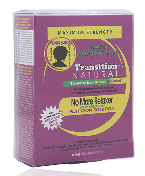 Jamaican Mango And Lime Transition Natural No More Relaxer Flat Iron Solution